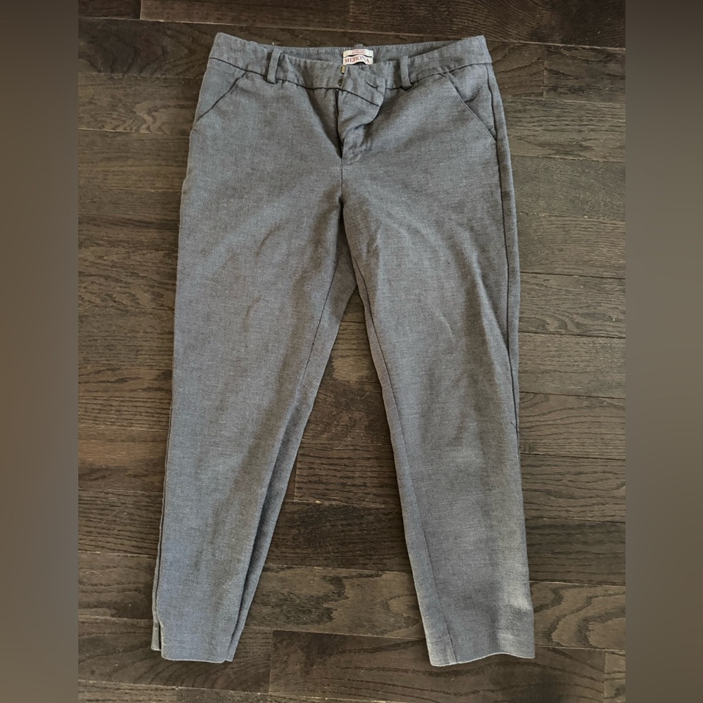 Grey Cropped Pants